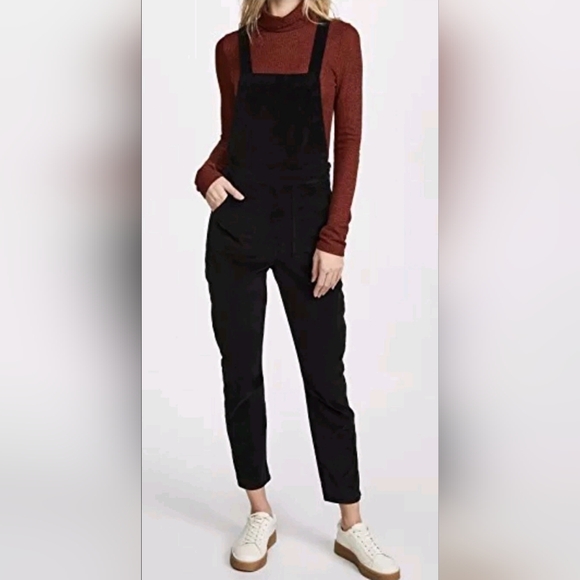 ❤️ MADEWELL VELVET SKINNY OVERALLS, MEDIUM - Picture 2 of 12